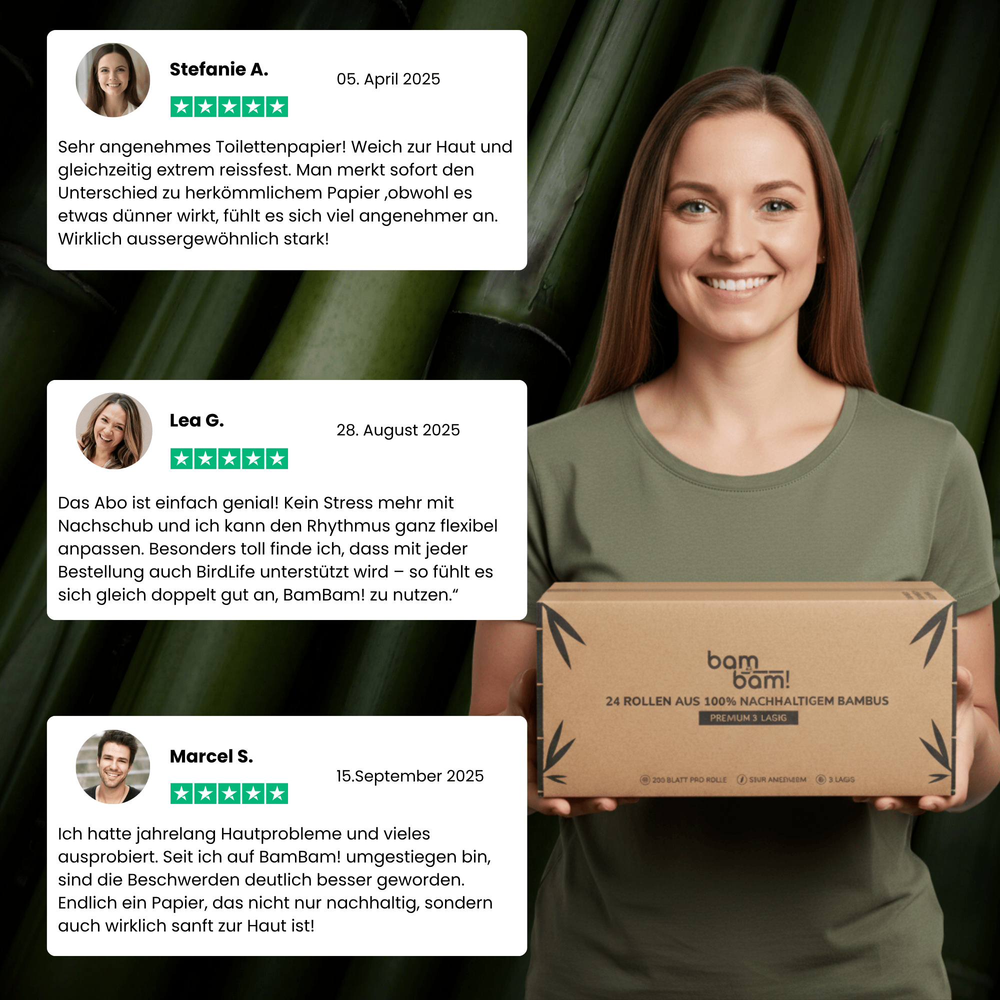 BamBam! Dein Bambus Toilettenpapier