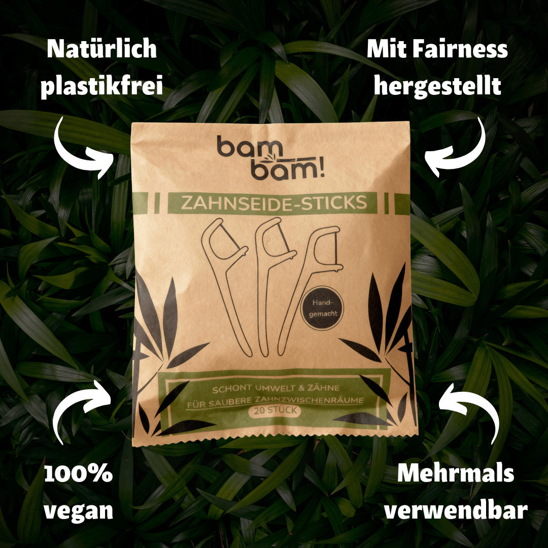 Zahnseide Sticks - 20 Stück (Neu)