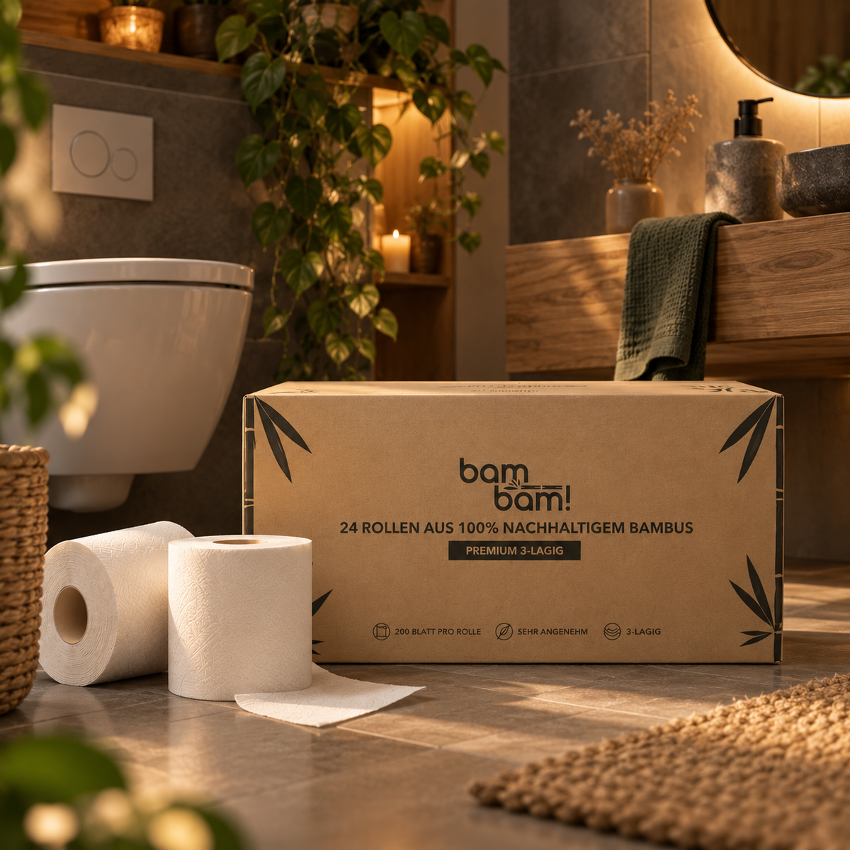 BamBam! Dein Bambus Toilettenpapier