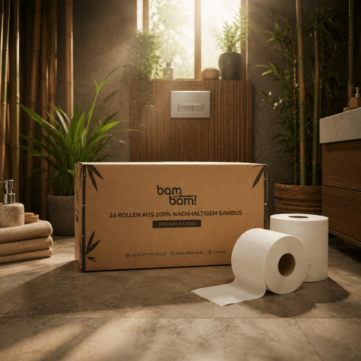BamBam! Dein Bambus Toilettenpapier