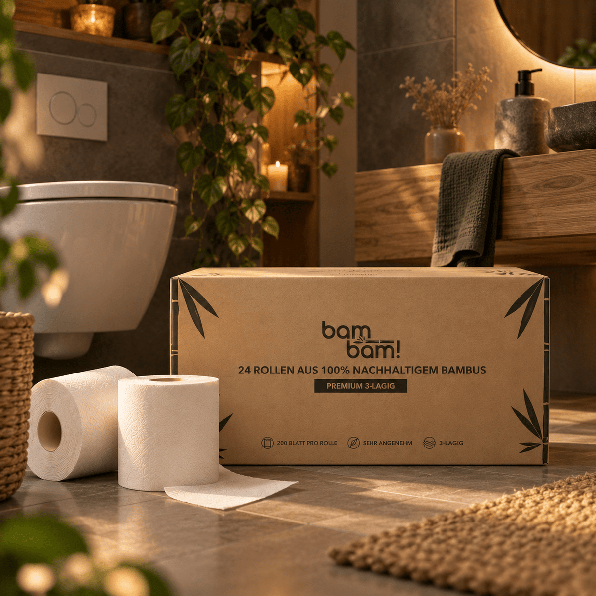 BamBam! Dein Bambus Toilettenpapier