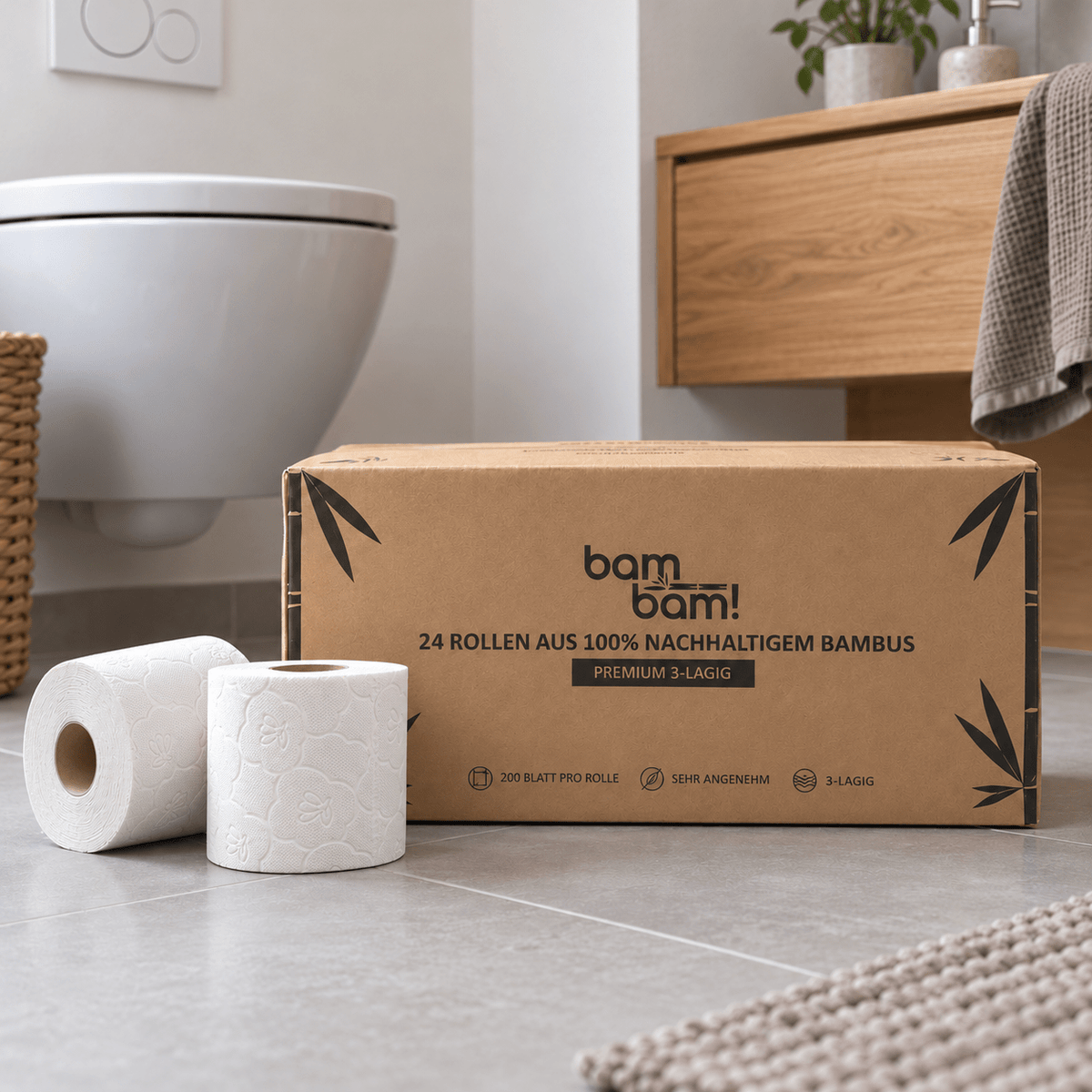 BamBam! Dein Bambus Toilettenpapier
