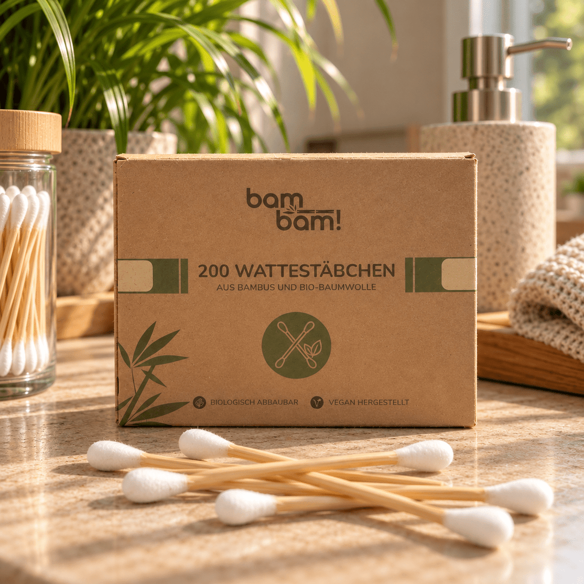 Wattestäbchen - 200 Stück